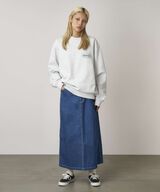 SUTTER DENIM SKIRT,LIGHT WASH, small image number 2
