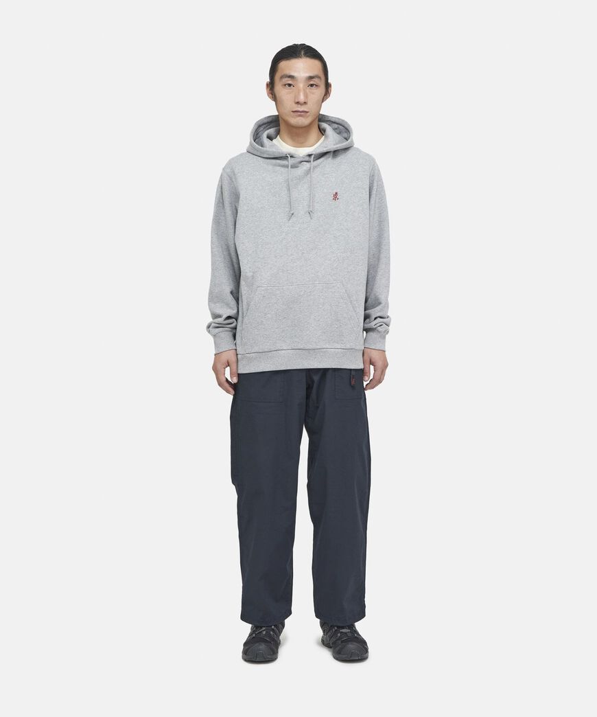 ONE POINT HOODED SWEATSHIRT,OATMEAL PIGMENT, large image number 1