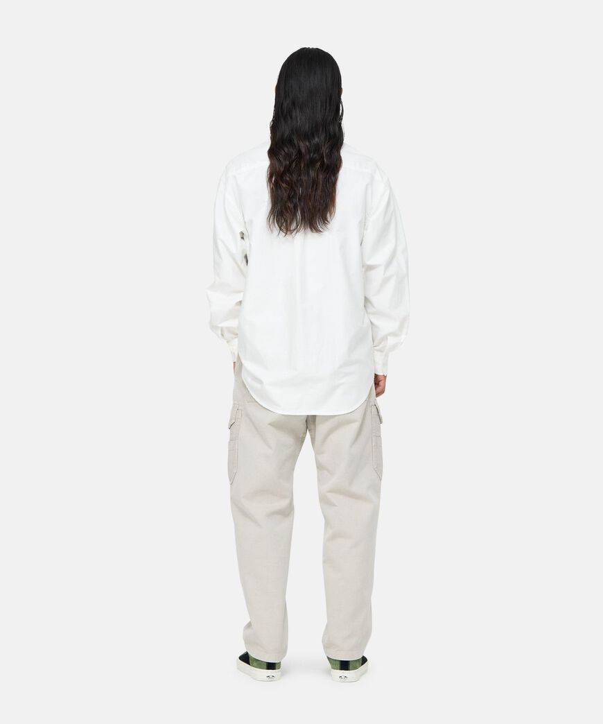 OXFORD BUTTON DOWN STANCE SHIRT,WHITE, large image number 4