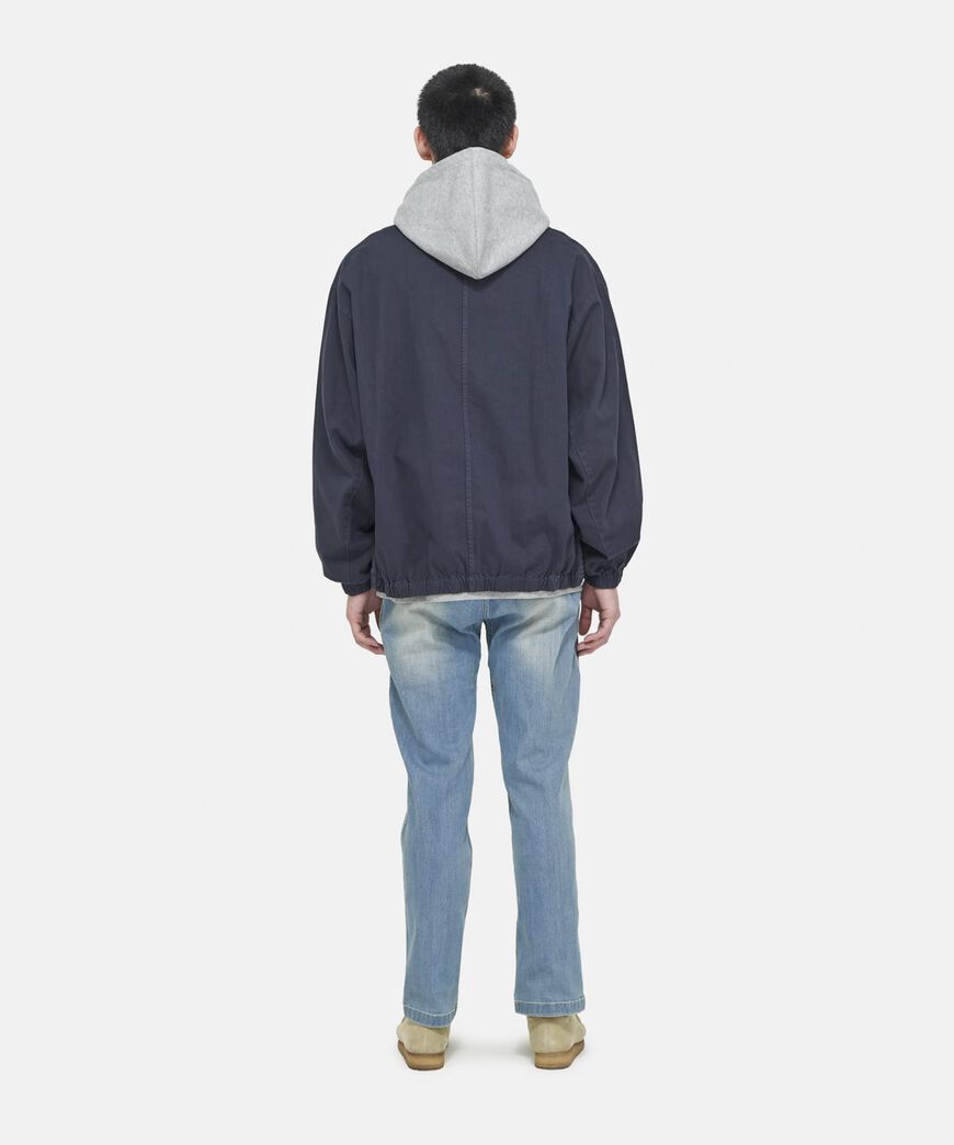 STRETCH DENIM NN-PANT CROPPED,DARK USED, large image number 3