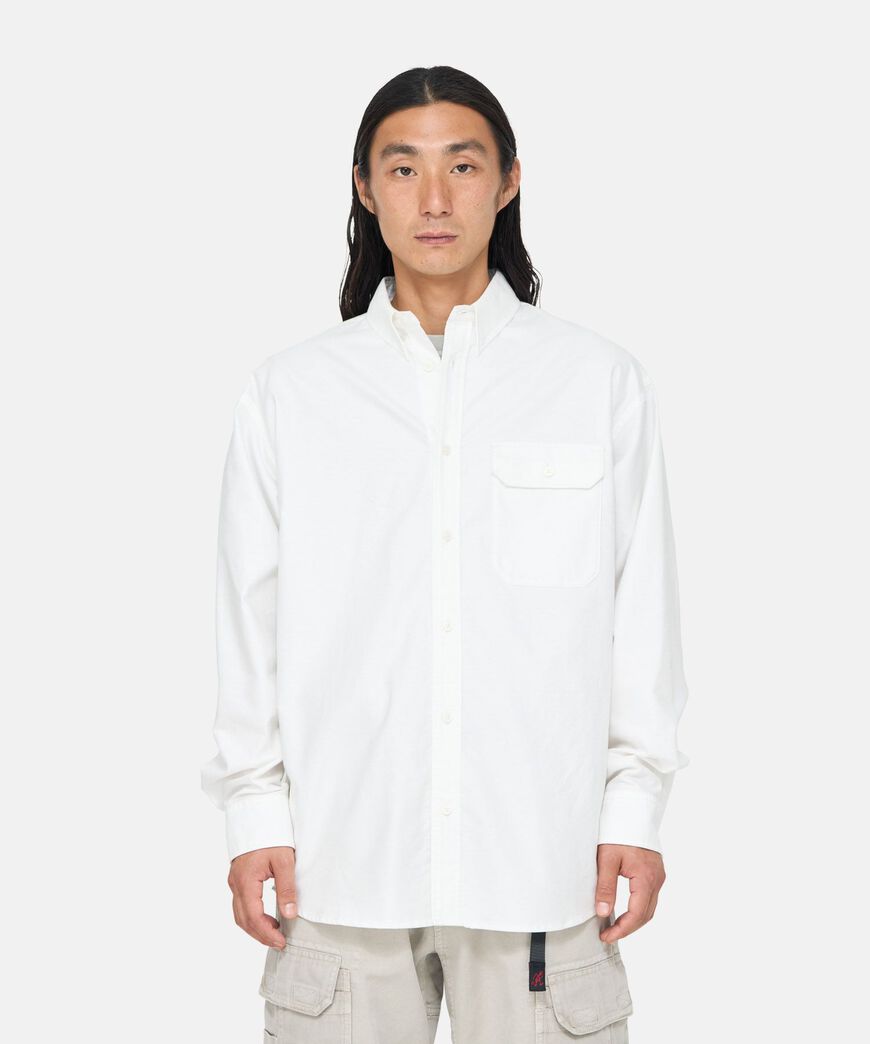 OXFORD BUTTON DOWN STANCE SHIRT,WHITE, large image number 6