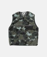 JQ TAPE FLEECE VEST,CAMO, small image number 0
