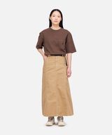 ONE POINT TEE PIGMENT DYED,BROWN PIGMENT, small image number 1