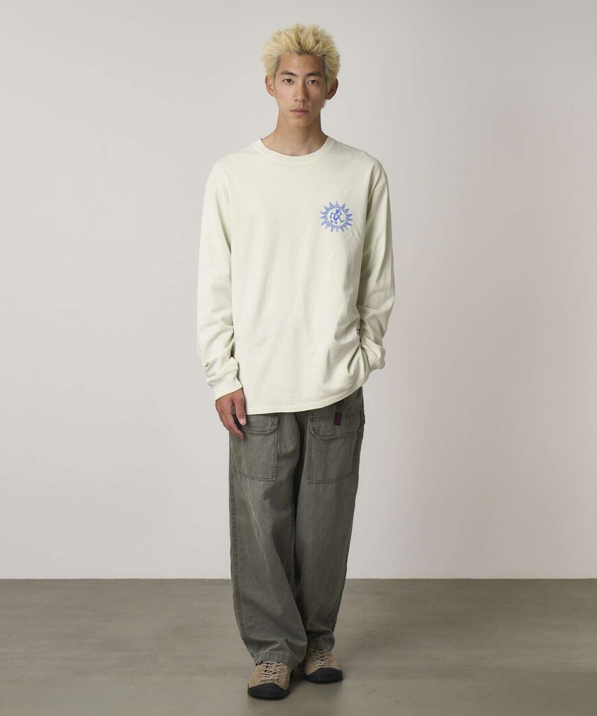 SUN L/S TEE,NATURAL PIGMENT, large image number 2