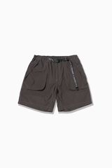 BRUSHED NYLON SHORT,CHARCOAL, small image number 0