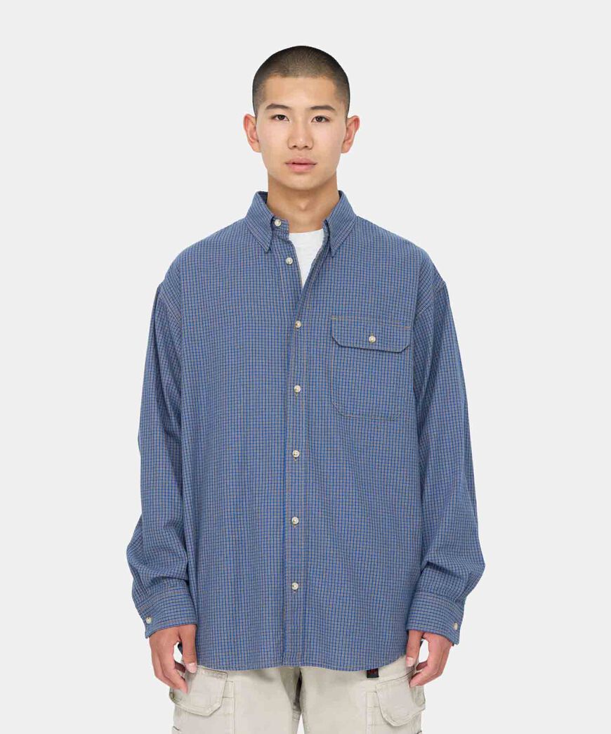 CHECKERED STANCE SHIRT,SIERRA CHECK MINT, large image number 5