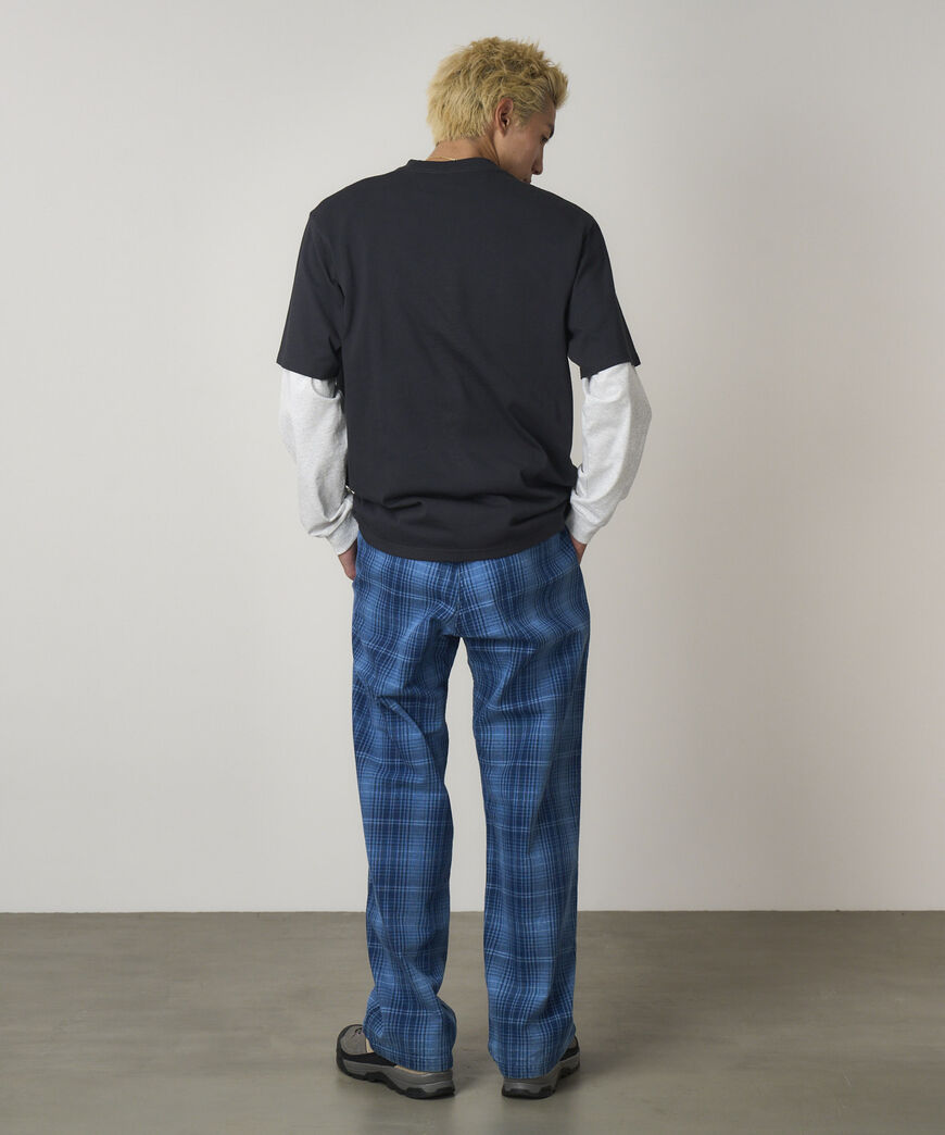 O.G. DENIM PLAID PANT,INDIGO CHECKERED PLAID, large image number 4