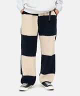 CHECKERED SHERPA PANT,NATURAL / NAVY CHECK, small image number 5