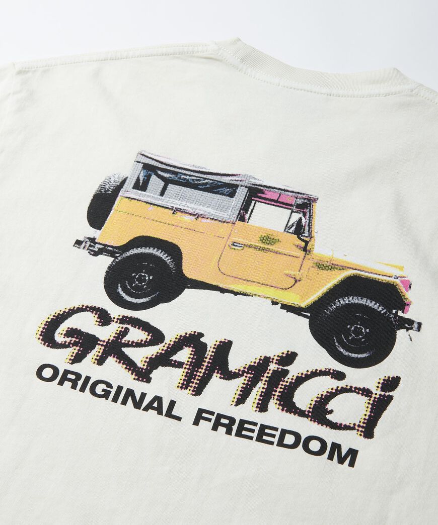 OFF ROAD TEE PIGMENT DYED,VANILLA ICE PIGMENT, large image number 7