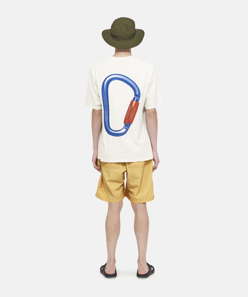 NYLON LOOSE SHORT,OLIVE, large image number 4