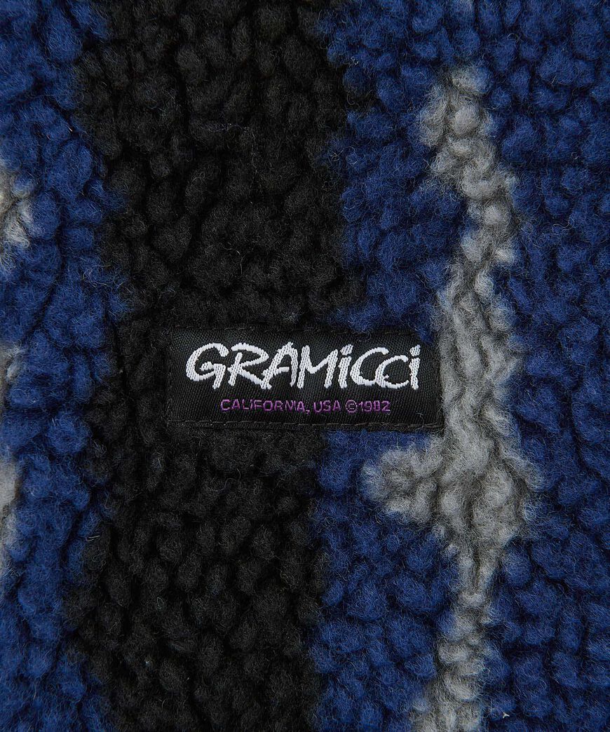 RIPPLE SHERPA JACKET,NAVY RIPPLE, large image number 12