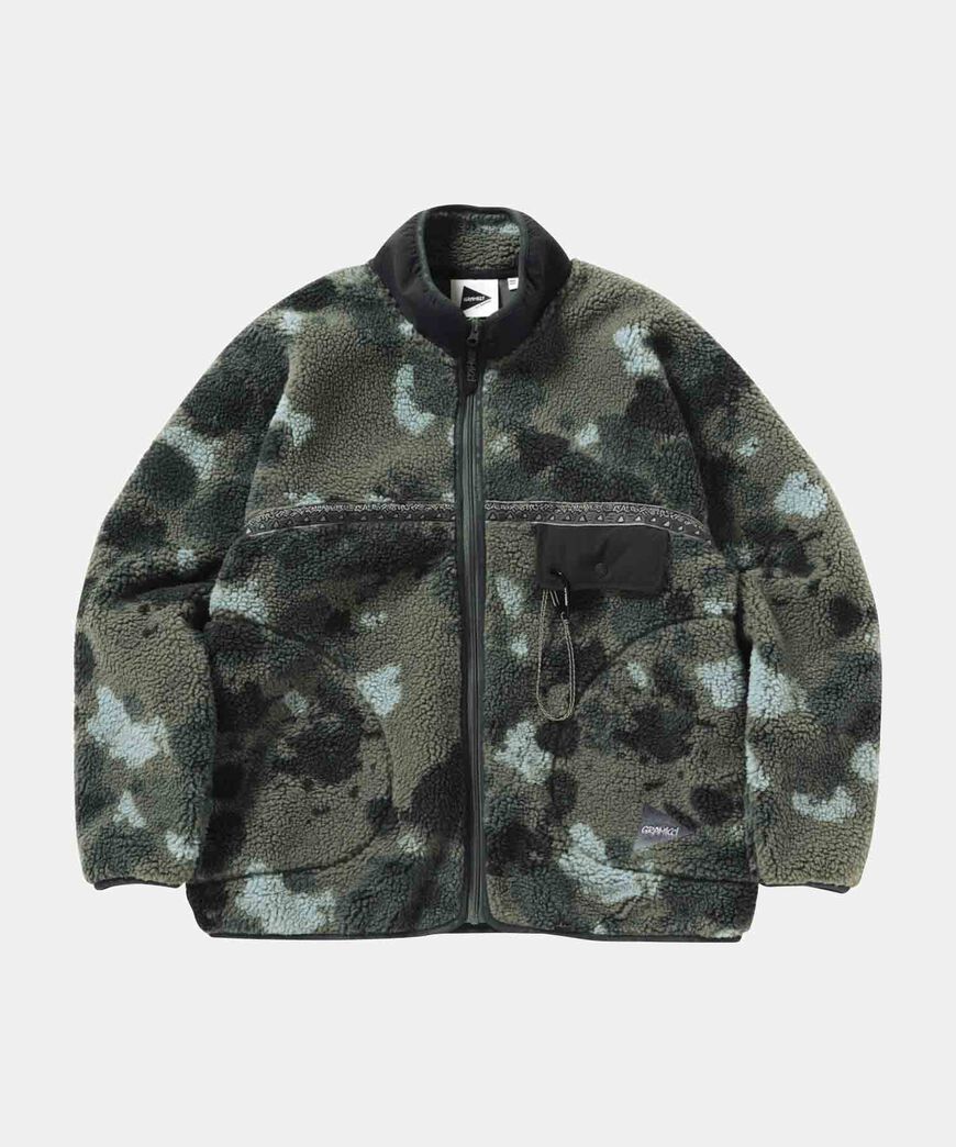 JQ TAPE FLEECE JACKET,CAMO, large image number 0
