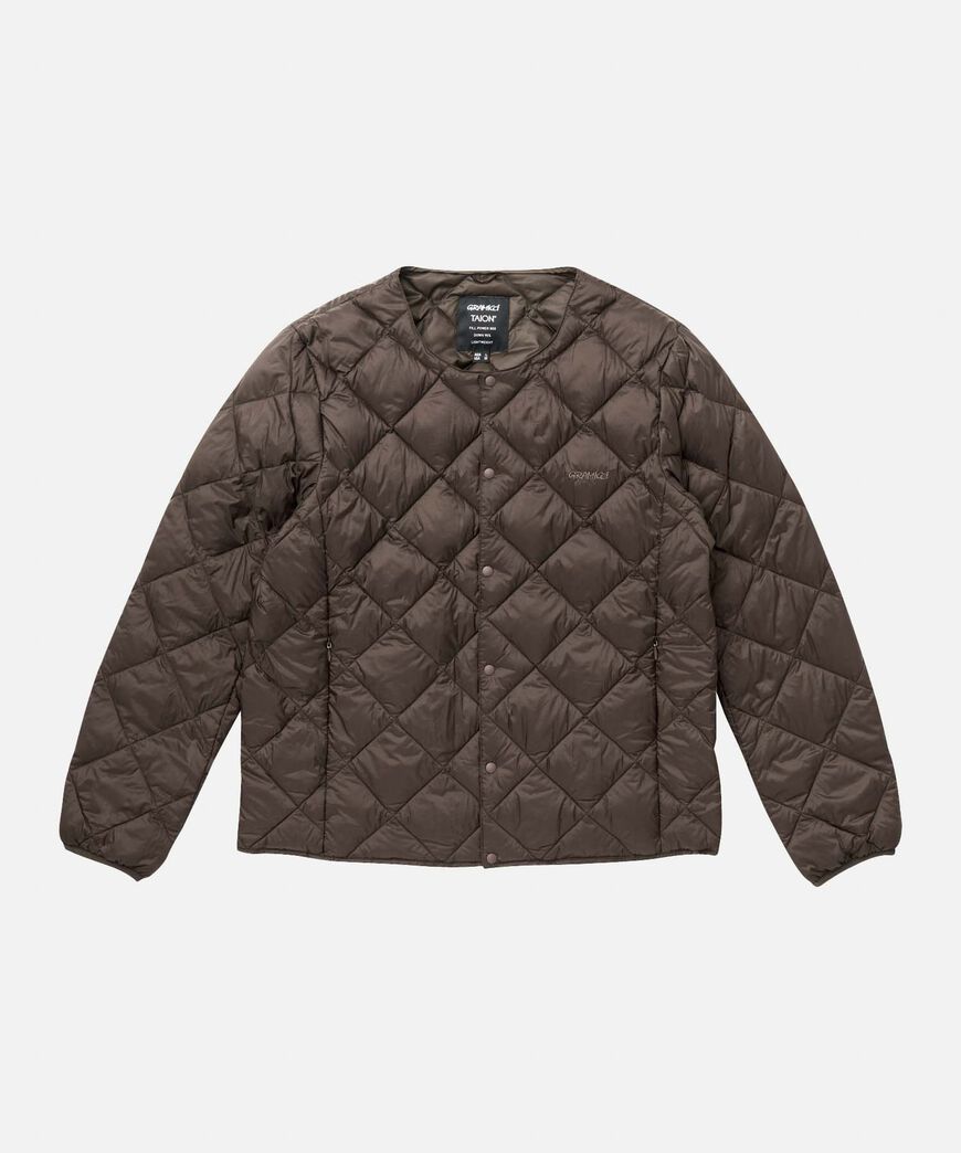 INNER DOWN JACKET,DARK BROWN, large image number 0