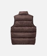 DOWN PUFFER VEST,DARK BROWN, small image number 1