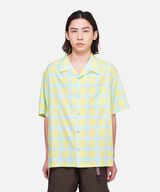 CHECKERD RAYON SHIRT,GLOW, small image number 5