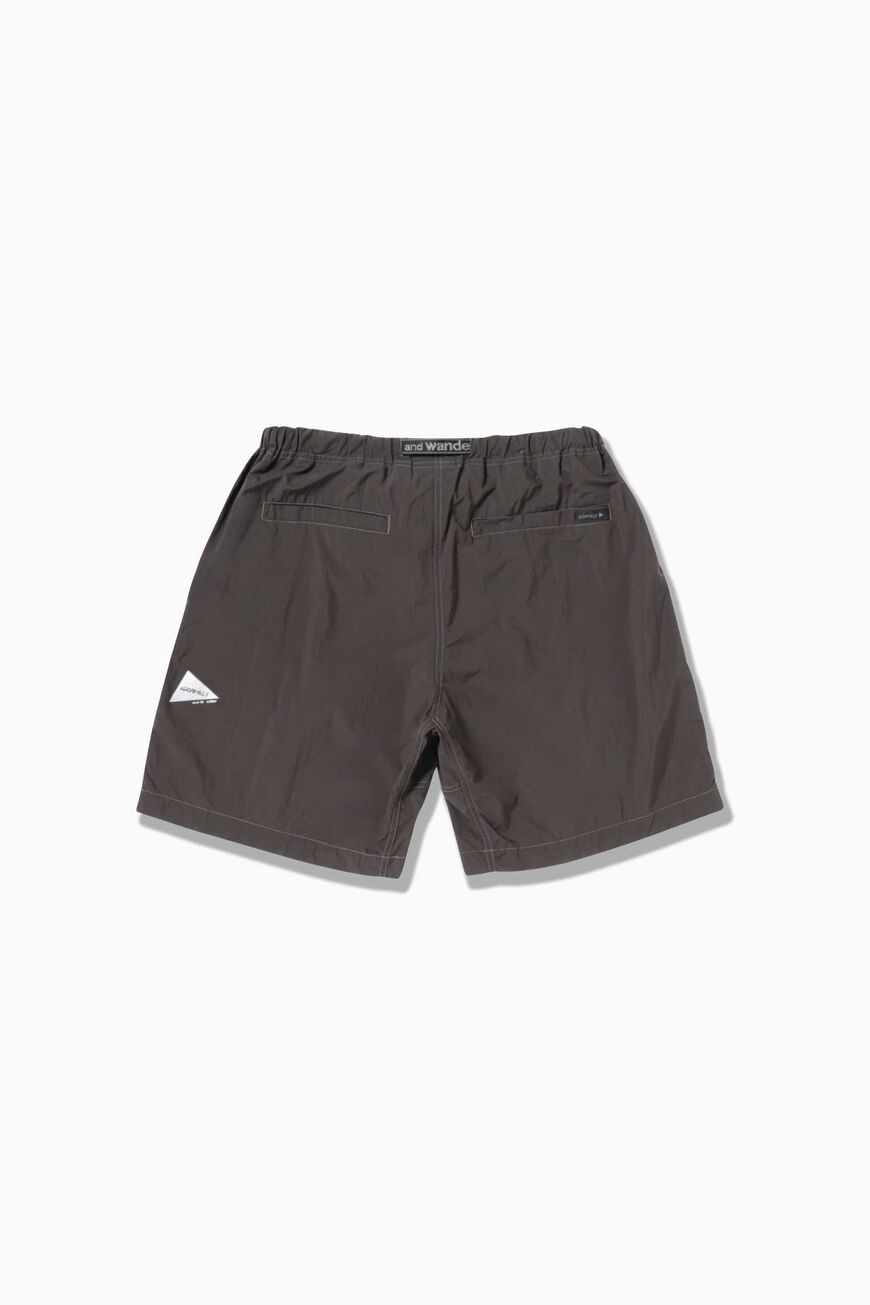 BRUSHED NYLON SHORT,CHARCOAL, large image number 1