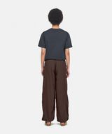 LOOSE BALLOON PANT,DEEP BROWN, small image number 4
