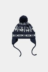 O.G HOCKEY TOUQUE,NAVY X BLUE, small image number 0