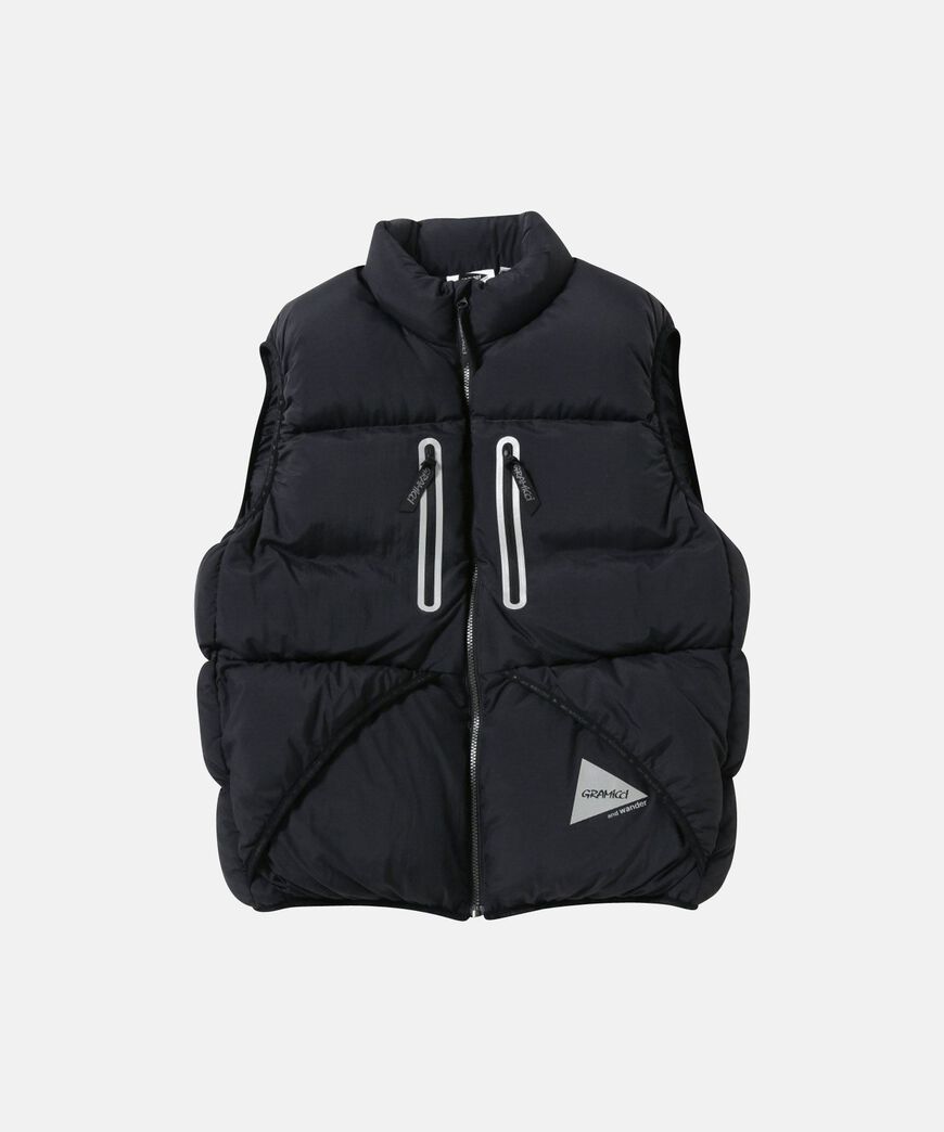 DOWN VEST,BLACK, large image number 0