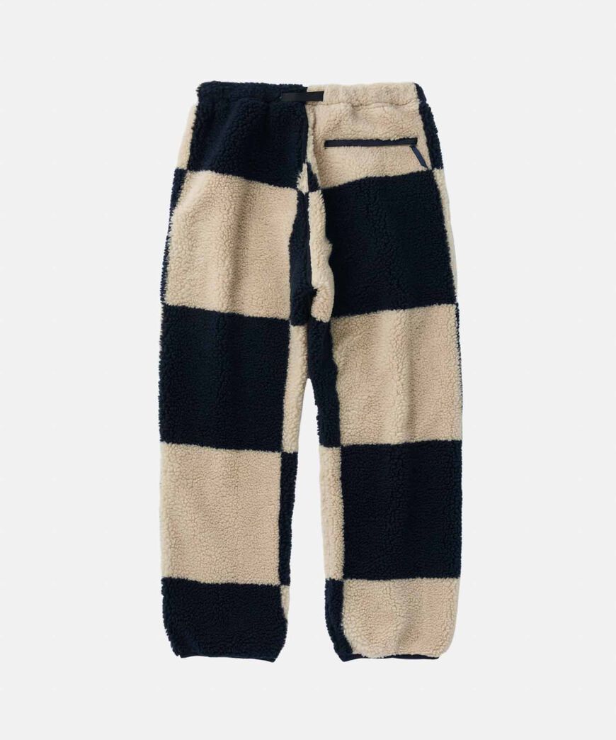 CHECKERED SHERPA PANT,NATURAL / NAVY CHECK, large image number 1