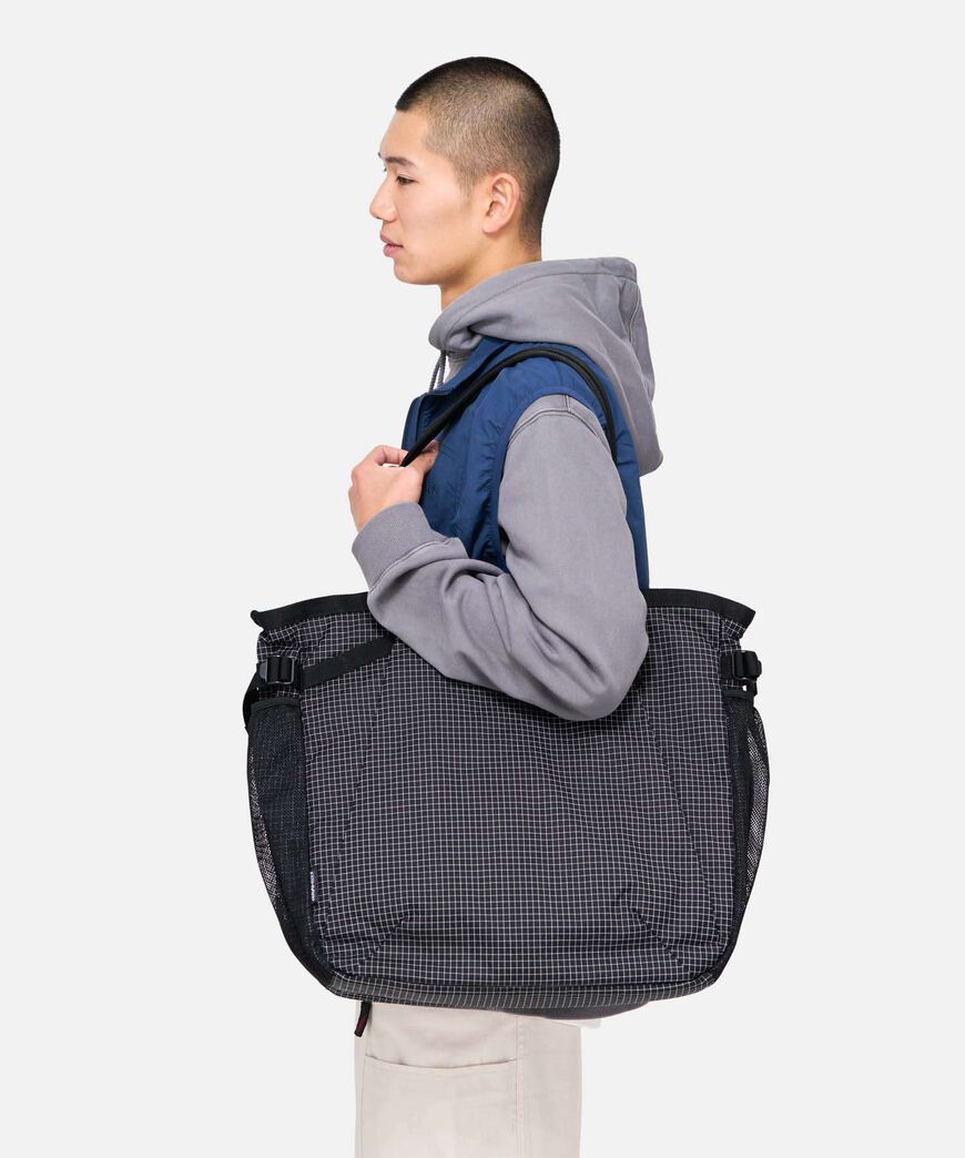 RIPSTOP TOTE BAG,RIP-STOP BLACK, large image number 2