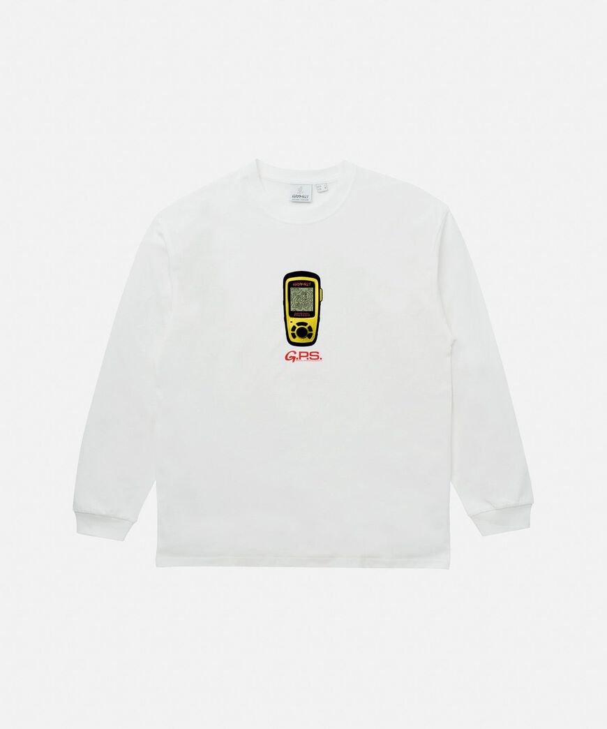 GPS L/S TEE,WHITE, large image number 0