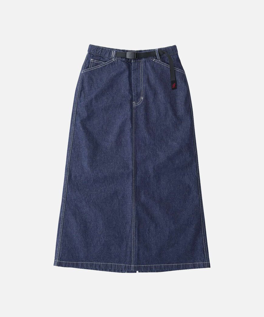 SUTTER DENIM SKIRT,RINSED INDIGO, large image number 0