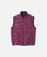 THERMAL FLEECE REVERSIBLE VEST,BERRY STRIPE, small image number 0