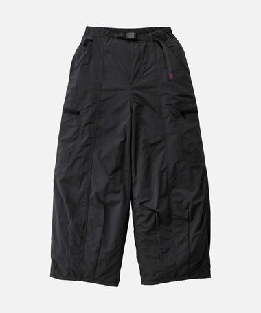 NYLON BALLOON PANT,BLACK, medium
