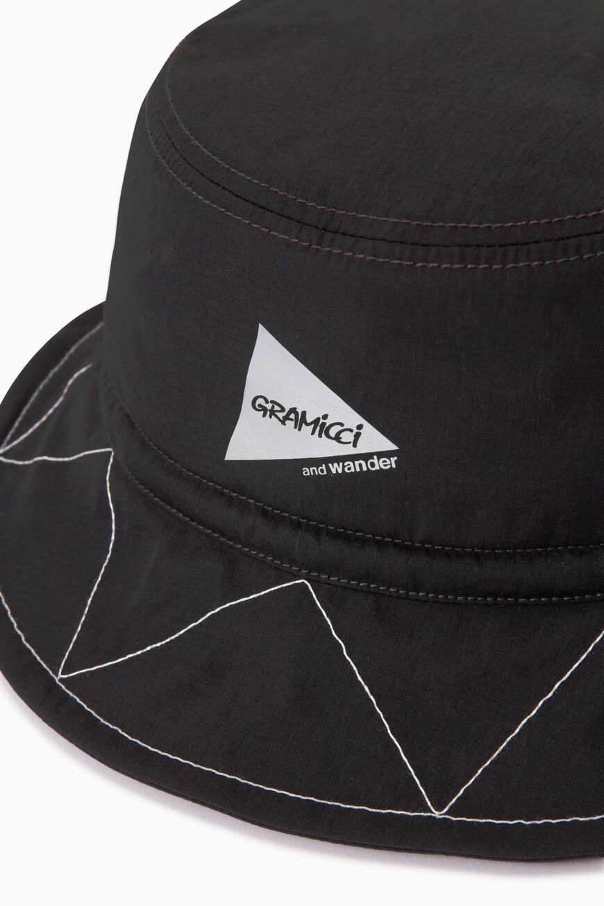 ZIGZAG STITCH HAT,BLACK, large image number 4