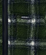 SHADOW PLAID SHERPA JACKET,OLIVE SHADOW PLAID, small image number 10