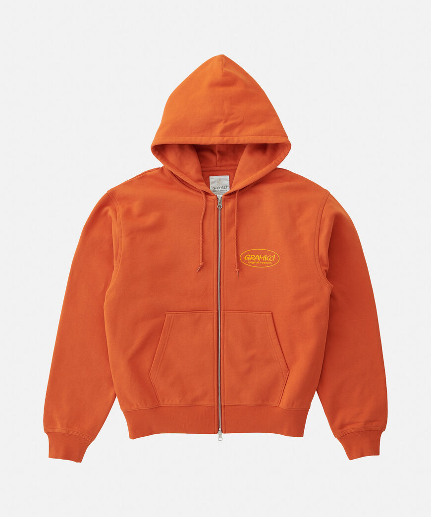 ORIGINAL FREEDOM ZIP HOODED SWEATSHIRT,BURNT ORANGE, large image number 1