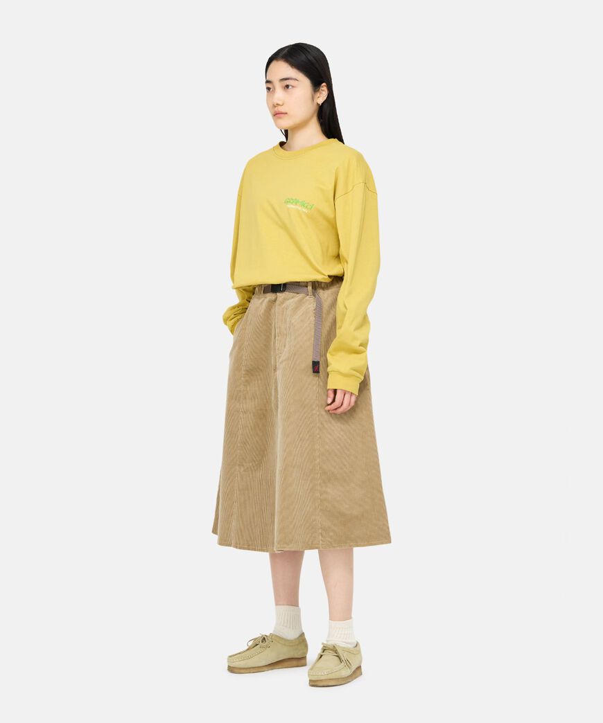 PANELED MIDI SKIRT,LAUREL, large image number 4
