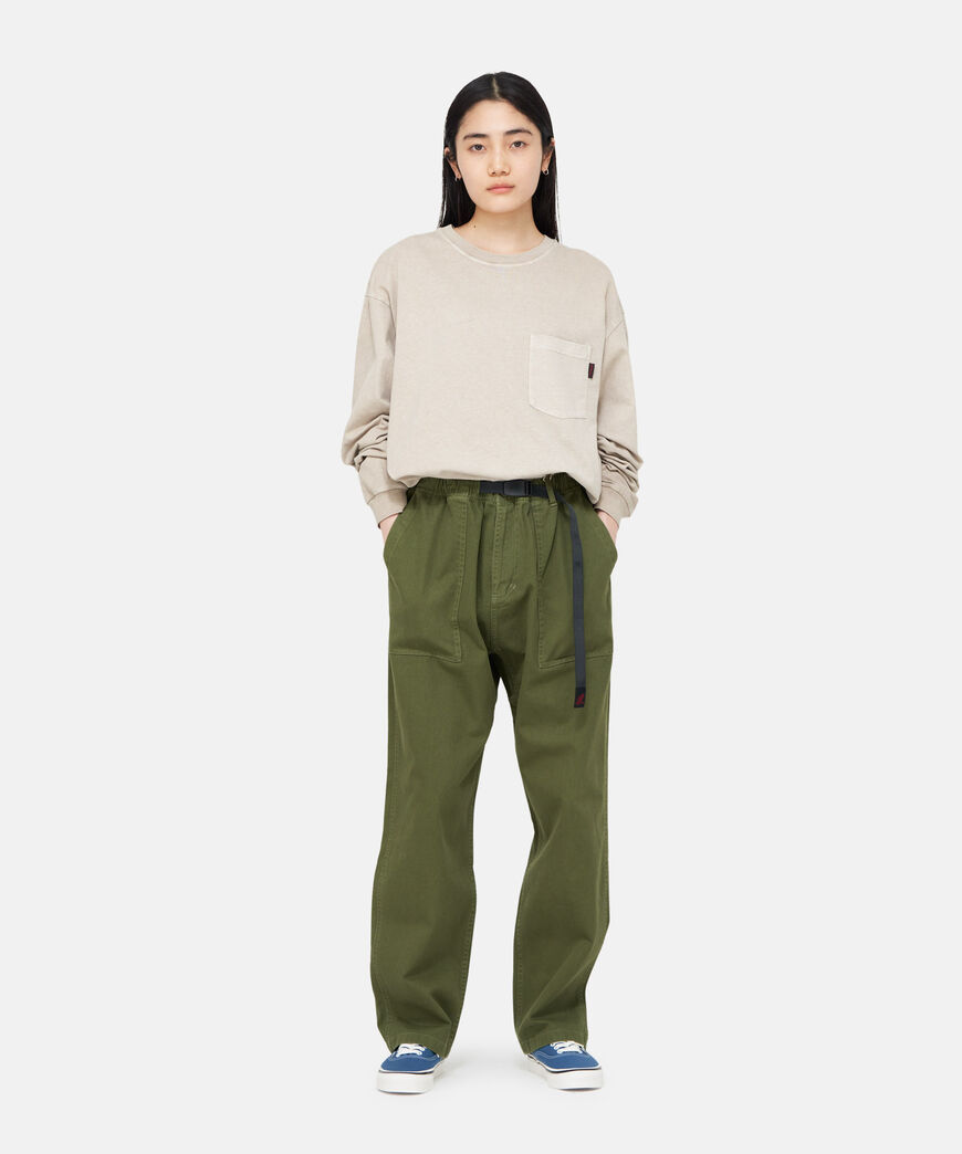 L/S POCKET TEE,MOSS, large image number 2