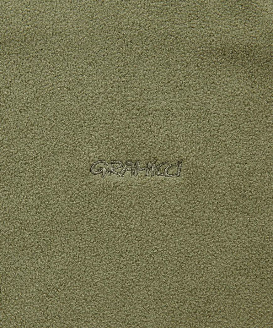 THERMAL FLEECE CREW,HEATHER GREY, large image number 3