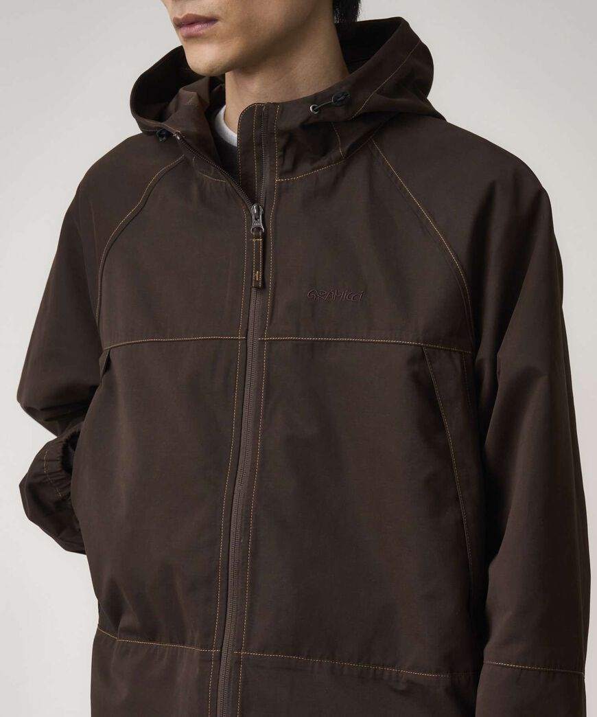 SALEM HOODED JACKET,BROWN, large image number 2