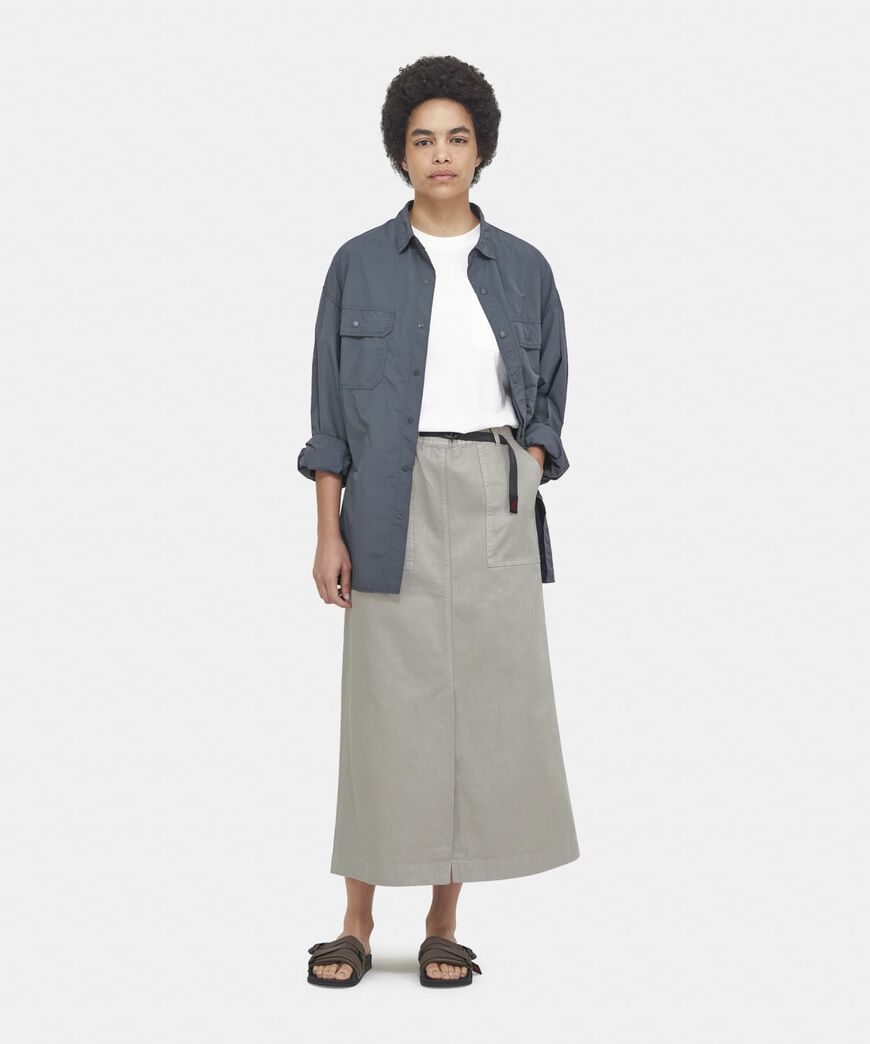 LONG BAKER SKIRT,US CHINO, large image number 1