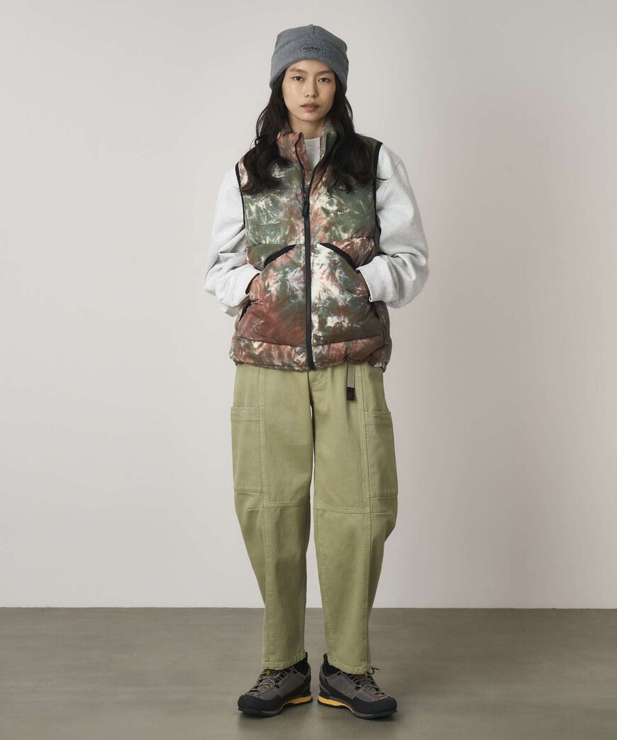 DOWN PUFFER VEST,TIE DYE, large image number 2