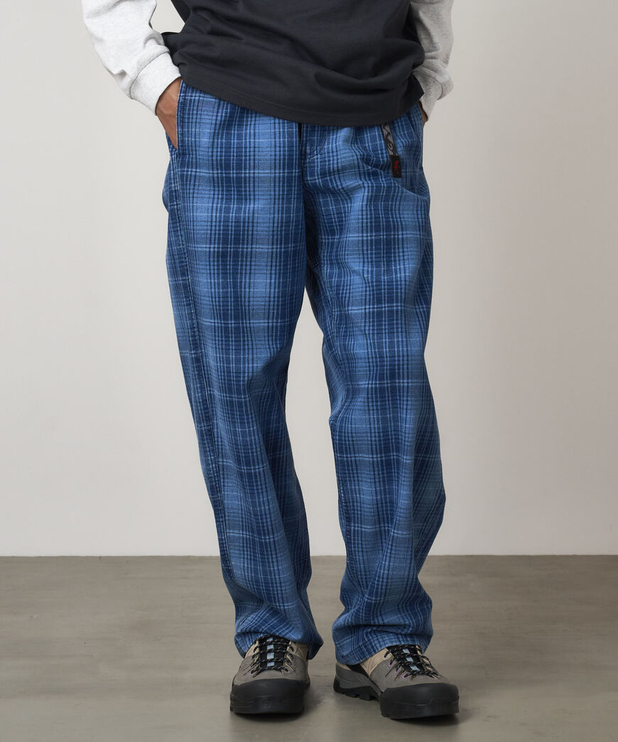 O.G. DENIM PLAID PANT,INDIGO CHECKERED PLAID, large image number 5