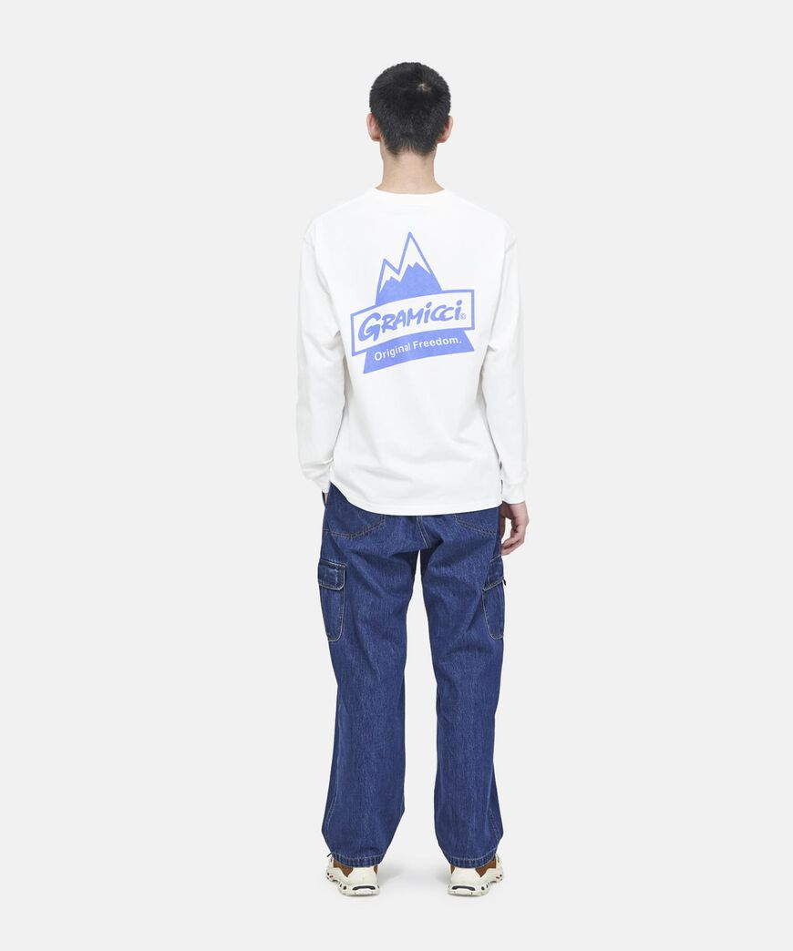 PEAK L/S TEE,WHITE, large image number 4