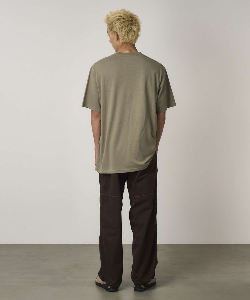 ONE POINT LOGO TEE,KHAKI, large image number 4