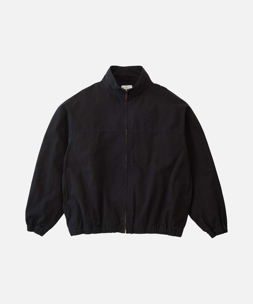 TWILL-AROUND JACKET,BLACK, large image number 0