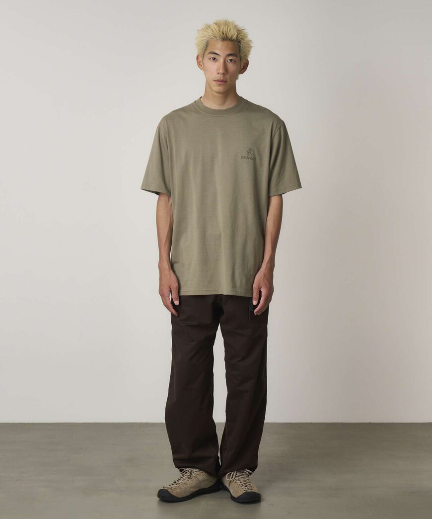 ONE POINT LOGO TEE,KHAKI, large image number 2