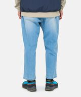 STRETCH DENIM LOOSE TAPERED PANT,DARK USED, small image number 6