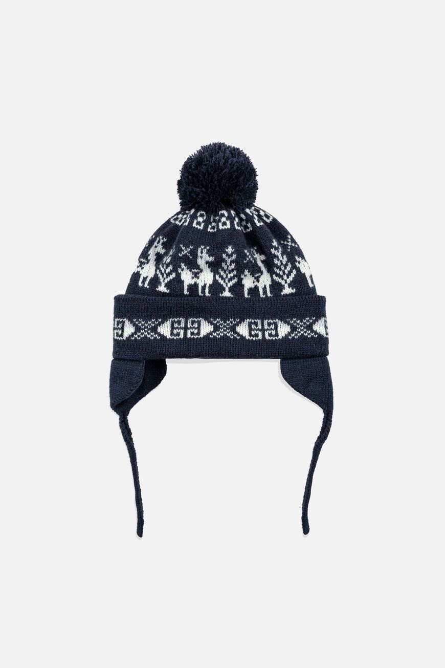O.G HOCKEY TOUQUE,NAVY X BLUE, large image number 4