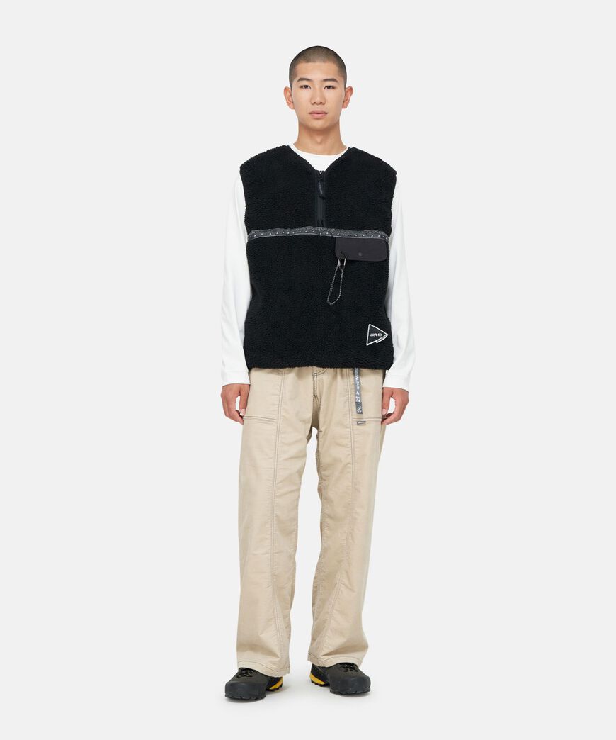 JQ TAPE FLEECE VEST,CAMO, large image number 2
