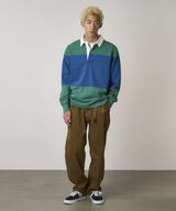 LANGDON RUGBY SHIRT,CERULEAN / EMERALD, small image number 2