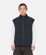 REVERSIBLE FLEECE VEST,BLACK, small image number 3