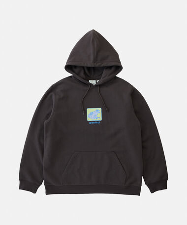 TOAD HOODED SWEATSHIRT,DEEP BROWN, medium
