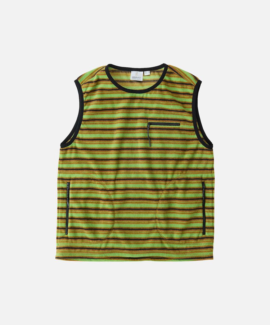THERMAL FLEECE W'S PULLOVER,CHARTREUSE STRIPE, large image number 0